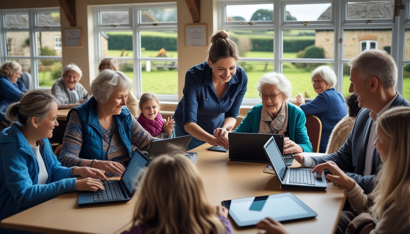 Supporting Digital Literacy In Rural UK Communities